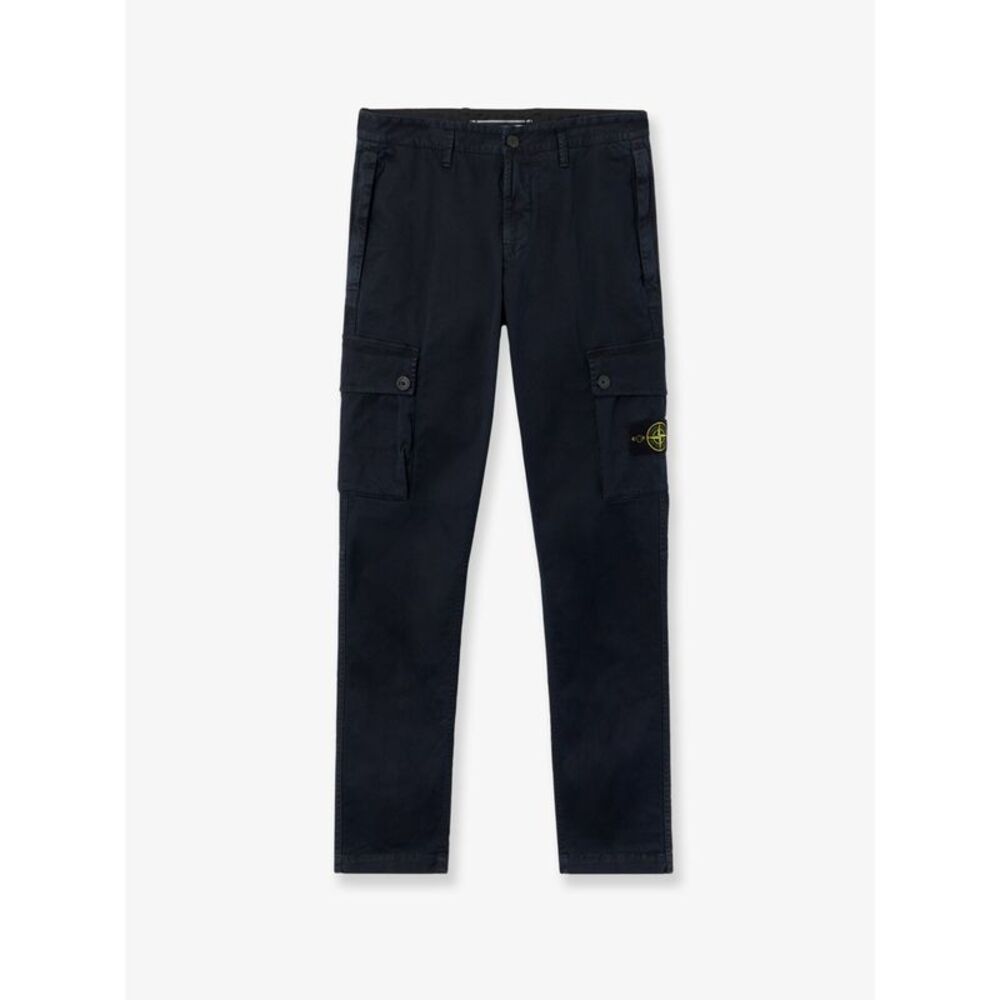 Stone Island Men Cotton Blend Cargo Trousers
